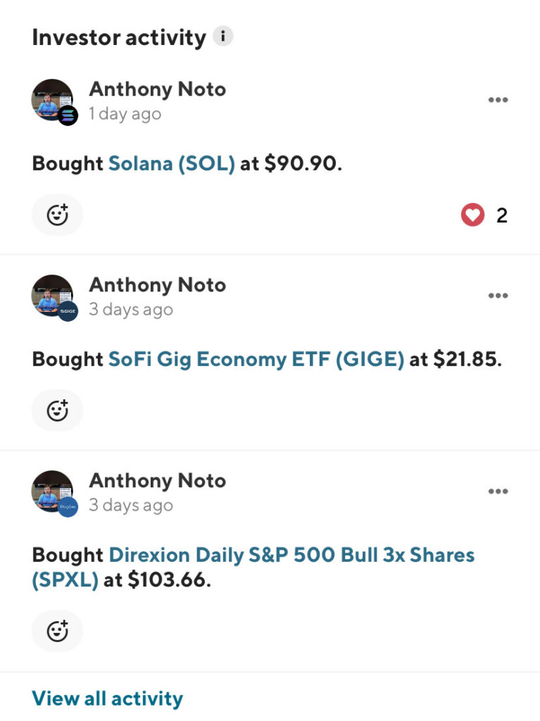 Investor Profile - CEO Anthony Noto on SoFi Invest